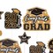 7" - 10" Graduation Class of 2025 Cardstock Centerpiece Sticks 10 Pieces